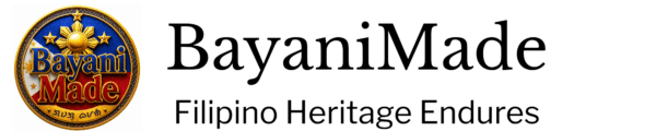 BayaniMade logo with text Filipino Heritage Endures